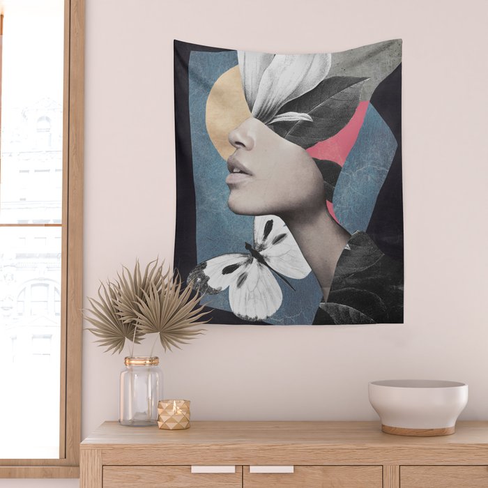 Portrait/Collage Art Wall Tapestry Gallery Image 2