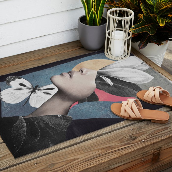 Portrait/Collage Art Outdoor Rug Gallery Image 2