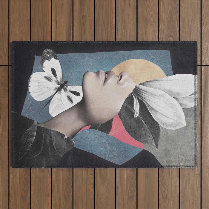 Portrait/Collage Art Outdoor Rug Gallery Image 1