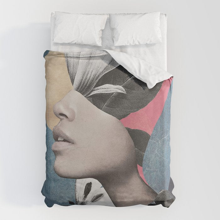 Portrait/Collage Art Duvet Cover Gallery Image 1