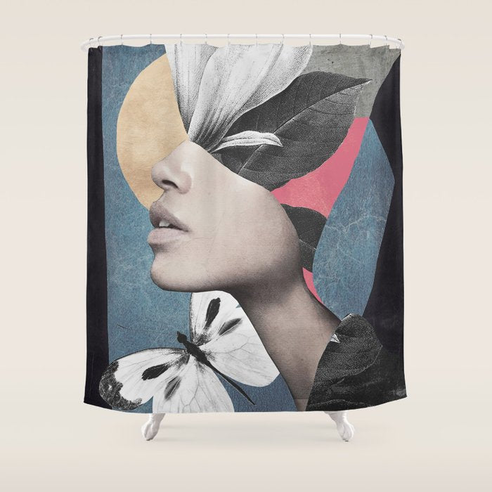 Portrait/Collage Art Shower Curtain Gallery Image 1