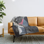 Portrait/Collage Art Throw Blanket Gallery Image 1