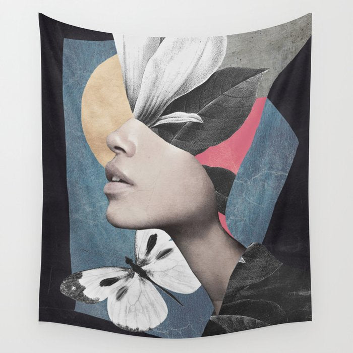 Portrait/Collage Art Wall Tapestry Gallery Image 4