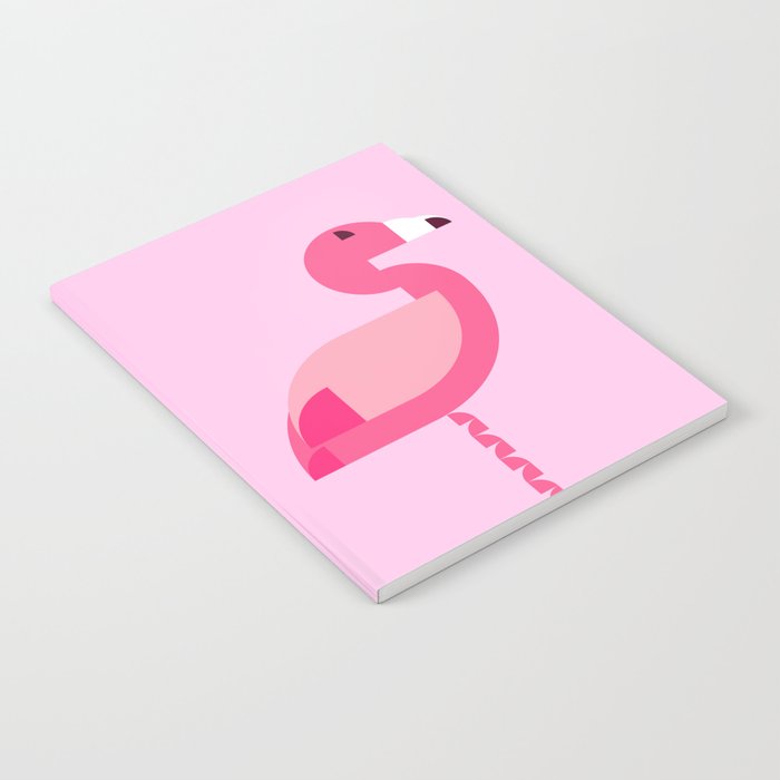 Geometric flamingo Notebook Gallery Image 1