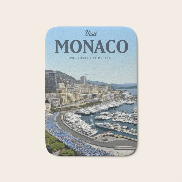 Visit Monaco Bath Mat Gallery Image 1