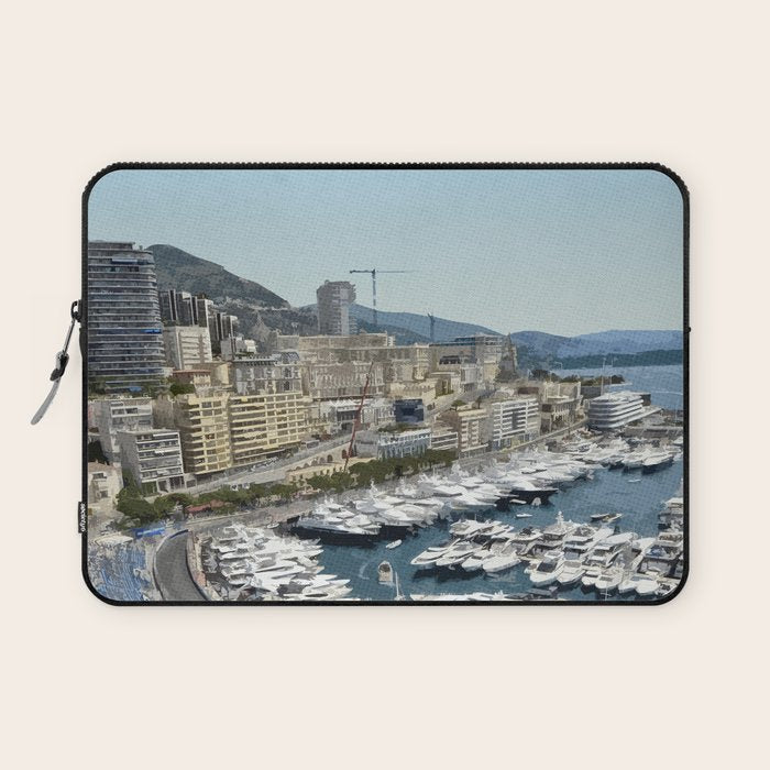 Visit Monaco Laptop Sleeve Gallery Image 1