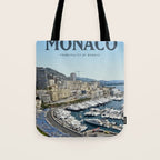 Visit Monaco Tote Bag Gallery Image 1