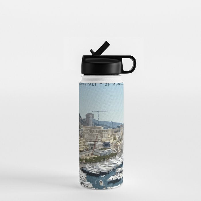 Visit Monaco Water Bottle Gallery Image 1