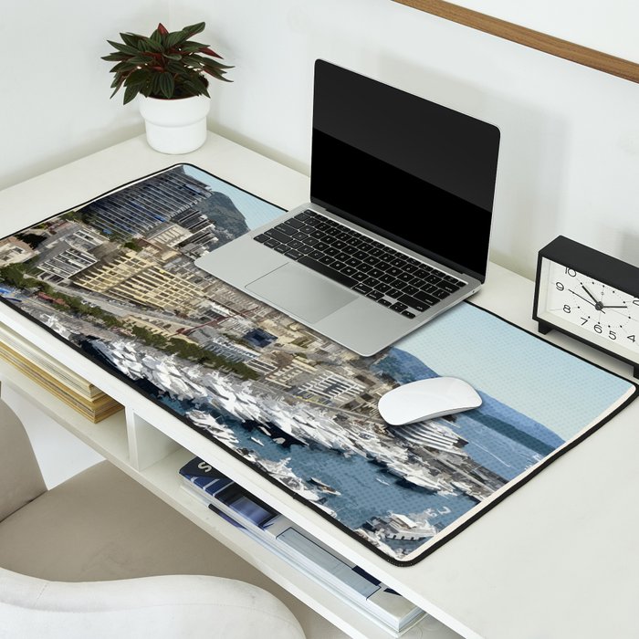 Visit Monaco Desk Mat Gallery Image 2