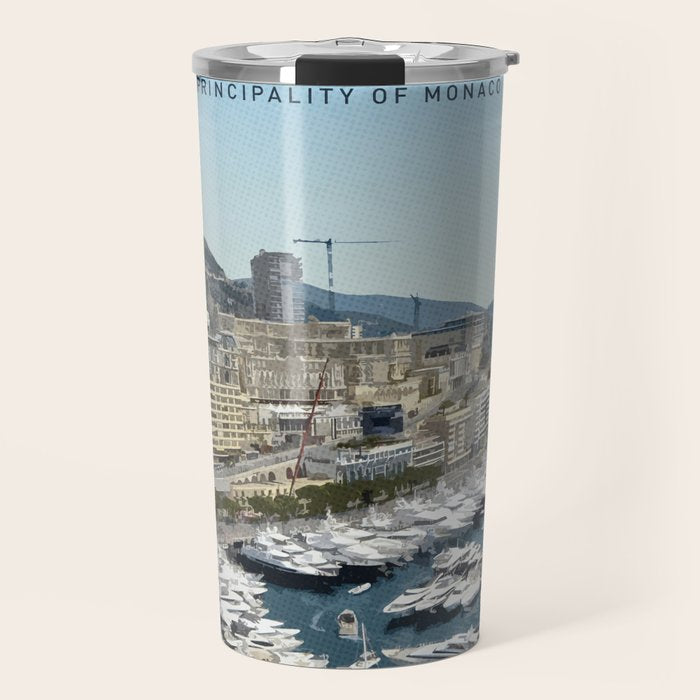 Visit Monaco Travel Mug Gallery Image 1