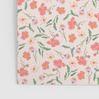 A breath of fresh air - A seamless floral pattern in pinks and reds Poster Gallery Image 3