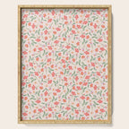 A breath of fresh air - A seamless floral pattern in pinks and reds Serving Tray Gallery Image 1