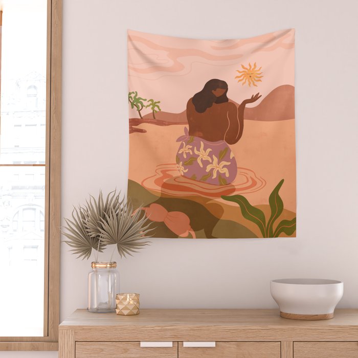 Sunset  Wall Tapestry Gallery Image 2