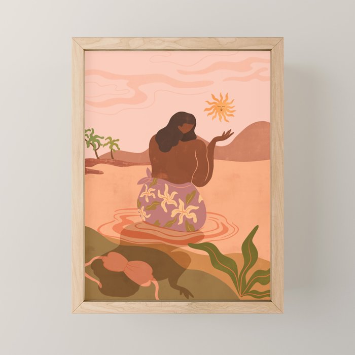 Sunset  Mini Art Print Gallery Image 1