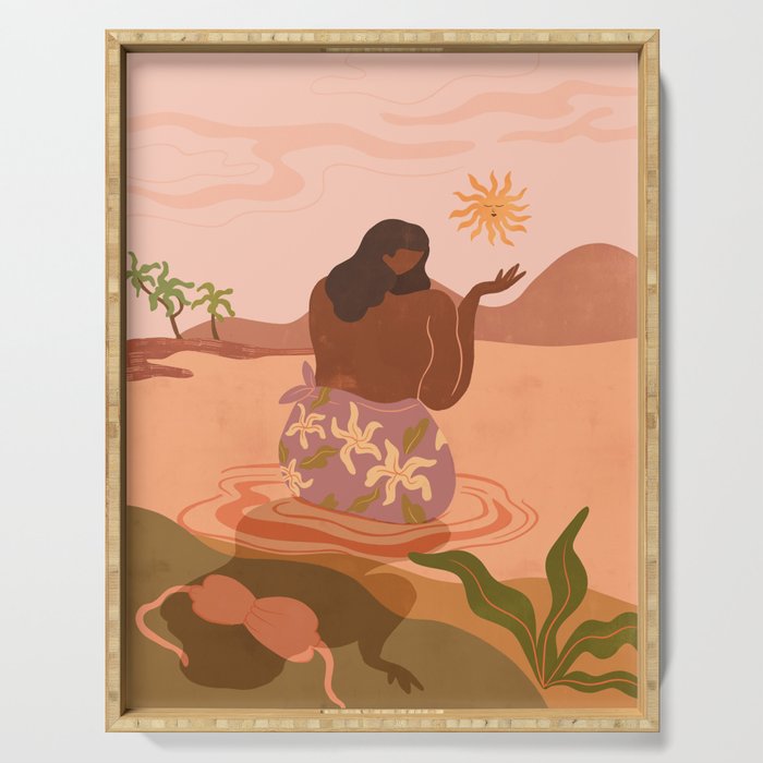 Sunset  Serving Tray Gallery Image 1
