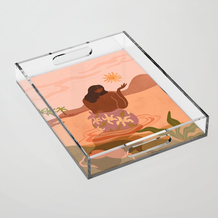 Sunset  Acrylic Tray Gallery Image 1