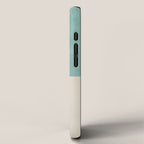 Light Blue Aqua Minimalist Geometric Artwork iPhone Case Gallery Image 2