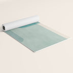 Light Blue Aqua Minimalist Geometric Artwork Yoga Mat Gallery Image 2