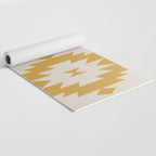 Southwestern Minimalism - Golden Yellow Neutral Beige Yoga Mat Gallery Image 2
