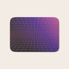 Outrun Grid / 80s Retro Bath Mat Gallery Image 1
