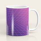 Outrun Grid / 80s Retro Coffee Mug Gallery Image 1