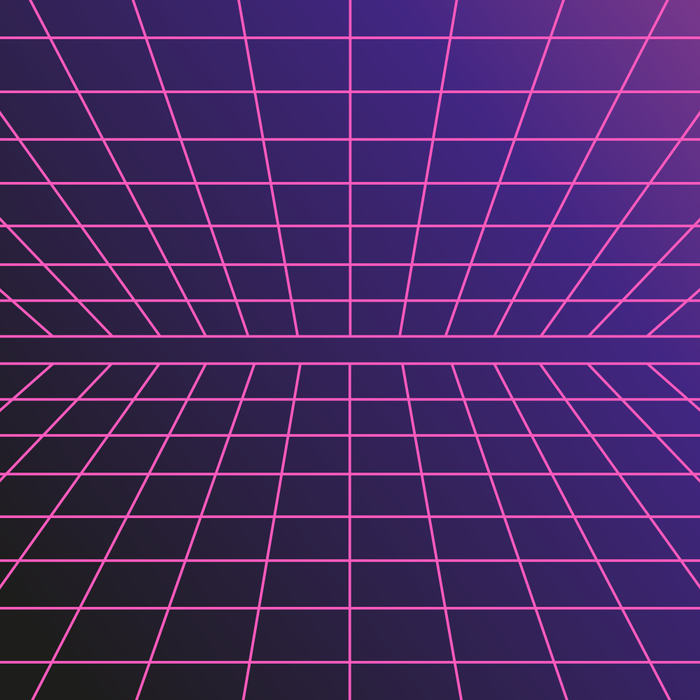 Outrun Grid / 80s Retro Coffee Mug Gallery Image 2