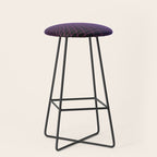 Outrun Grid / 80s Retro Stool Gallery Image 1