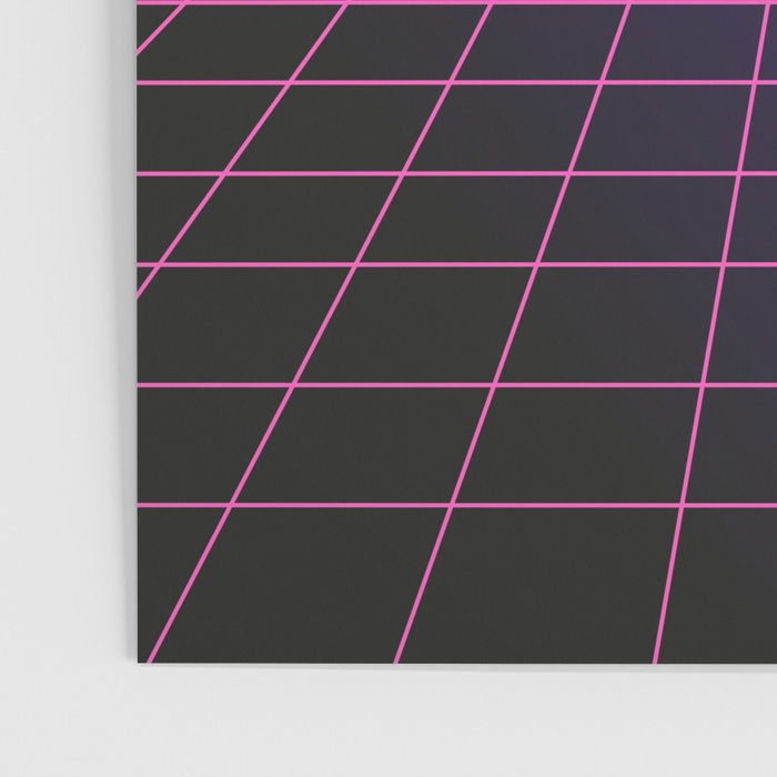 Outrun Grid / 80s Retro Poster Gallery Image 3