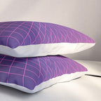 Outrun Grid / 80s Retro Pillow Sham Gallery Image 3
