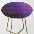 Outrun Grid / 80s Retro Side Table Gallery Image 2