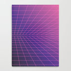 Outrun Grid / 80s Retro Notebook Gallery Image 4