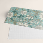 Elegant Vintage Floral Pattern Wrapping Paper Gallery Image 2