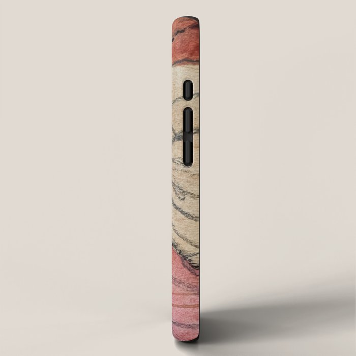 joy - botanical mixed media watercolor abstract iPhone Case Gallery Image 2