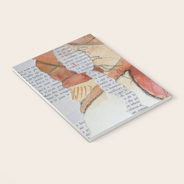 joy - botanical mixed media watercolor abstract Notebook Gallery Image 3