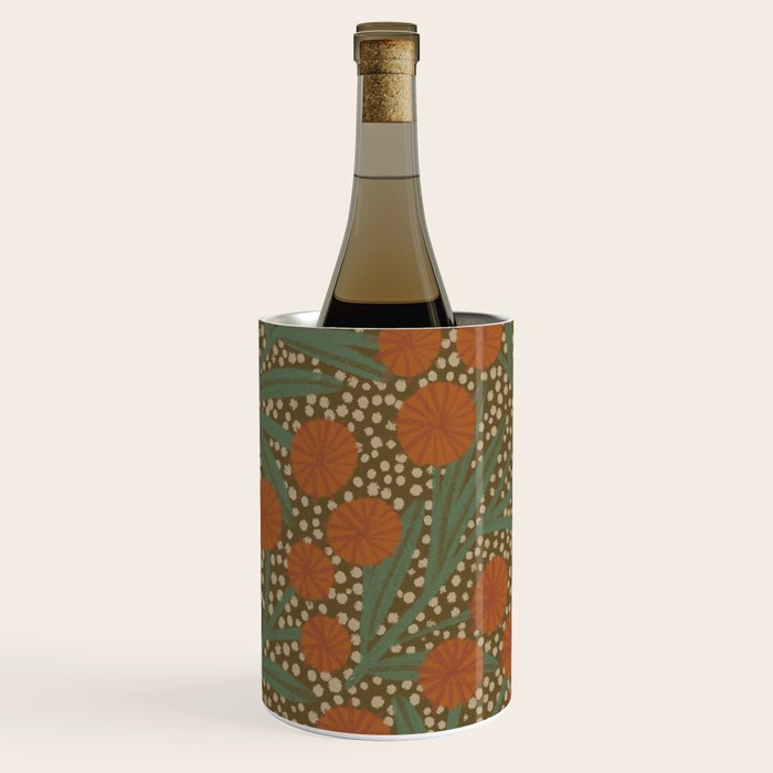 Summer Garden / Green & Orange Wine Chiller Gallery Image 2
