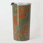 Summer Garden / Green & Orange Travel Mug Gallery Image 3