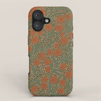 Summer Garden / Green & Orange iPhone Case Gallery Image 1