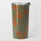Summer Garden / Green & Orange Travel Mug Gallery Image 2