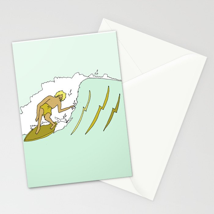 70s outer banks surf // retro surf by surfy birdy Stationery Card Gallery Image 2