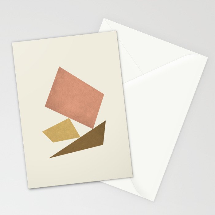 3 Forms Composition - Pink Stationery Card Gallery Image 2