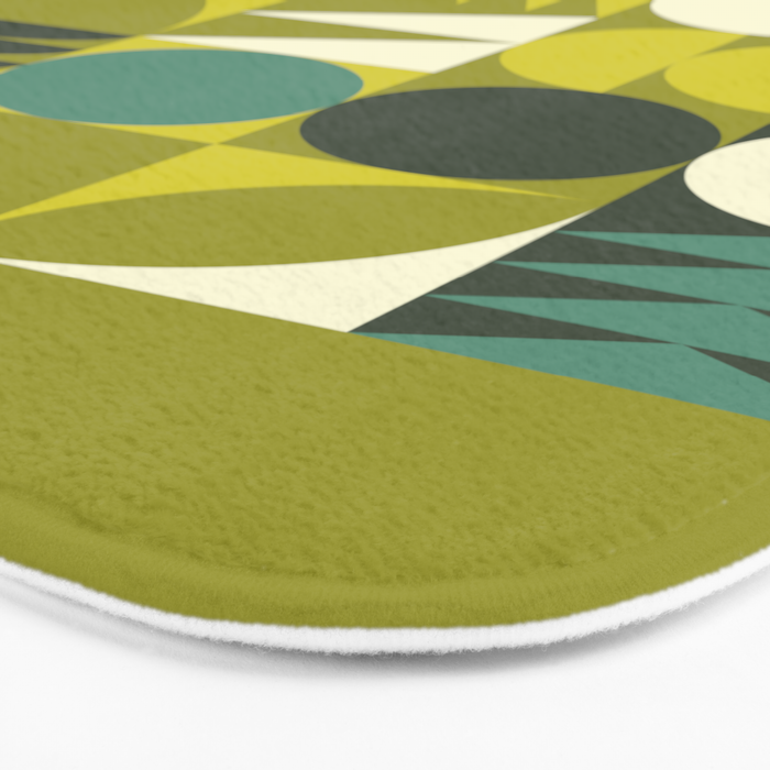 Vintage Geometric 01D Bath Mat Gallery Image 3