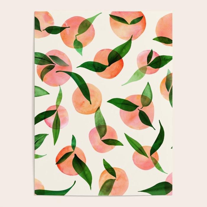 Abstract Summer Fruit Pattern Poster Gallery Image 4