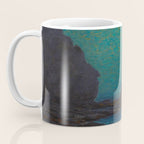 Granville Redmond Catalina Island Coast Under a Moonlit Sky Oil Painting Vintage American Art Coffee Mug Gallery Image 3