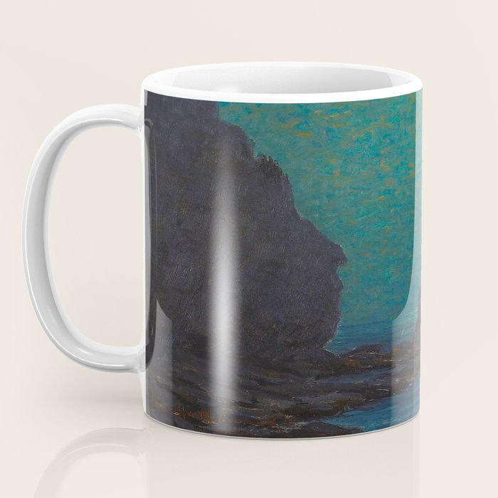Granville Redmond Catalina Island Coast Under a Moonlit Sky Oil Painting Vintage American Art Coffee Mug Gallery Image 3