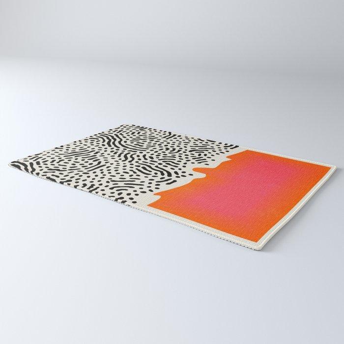 Sunset & Spots: Mid Century Abstraction Rug Gallery Image 3