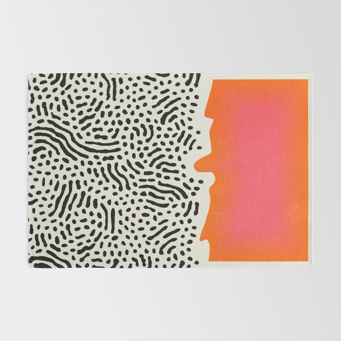 Sunset & Spots: Mid Century Abstraction Rug Gallery Image 2