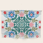 Scandinavian Folk Art Mandala  Wall Hanging Gallery Image 1