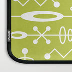 Mid Century Modern Radioactive Surfer 251 Chartreuse Laptop Sleeve Gallery Image 3