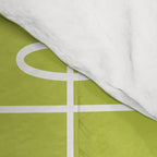 Mid Century Modern Radioactive Surfer 251 Chartreuse Comforter Gallery Image 4