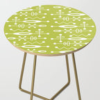 Mid Century Modern Radioactive Surfer 251 Chartreuse Side Table Gallery Image 2